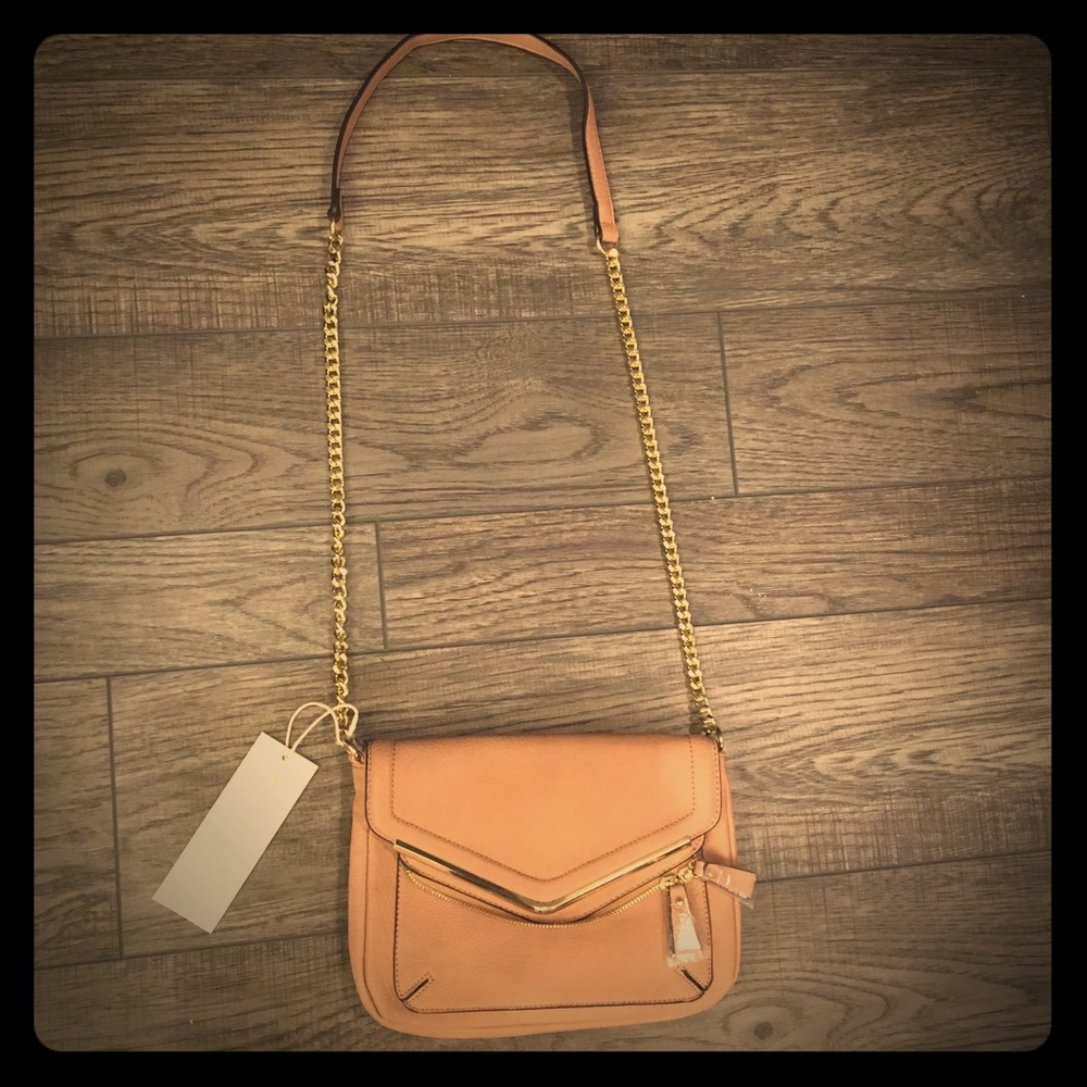 NWT - Tan/Gold crossbody/shoulder bag